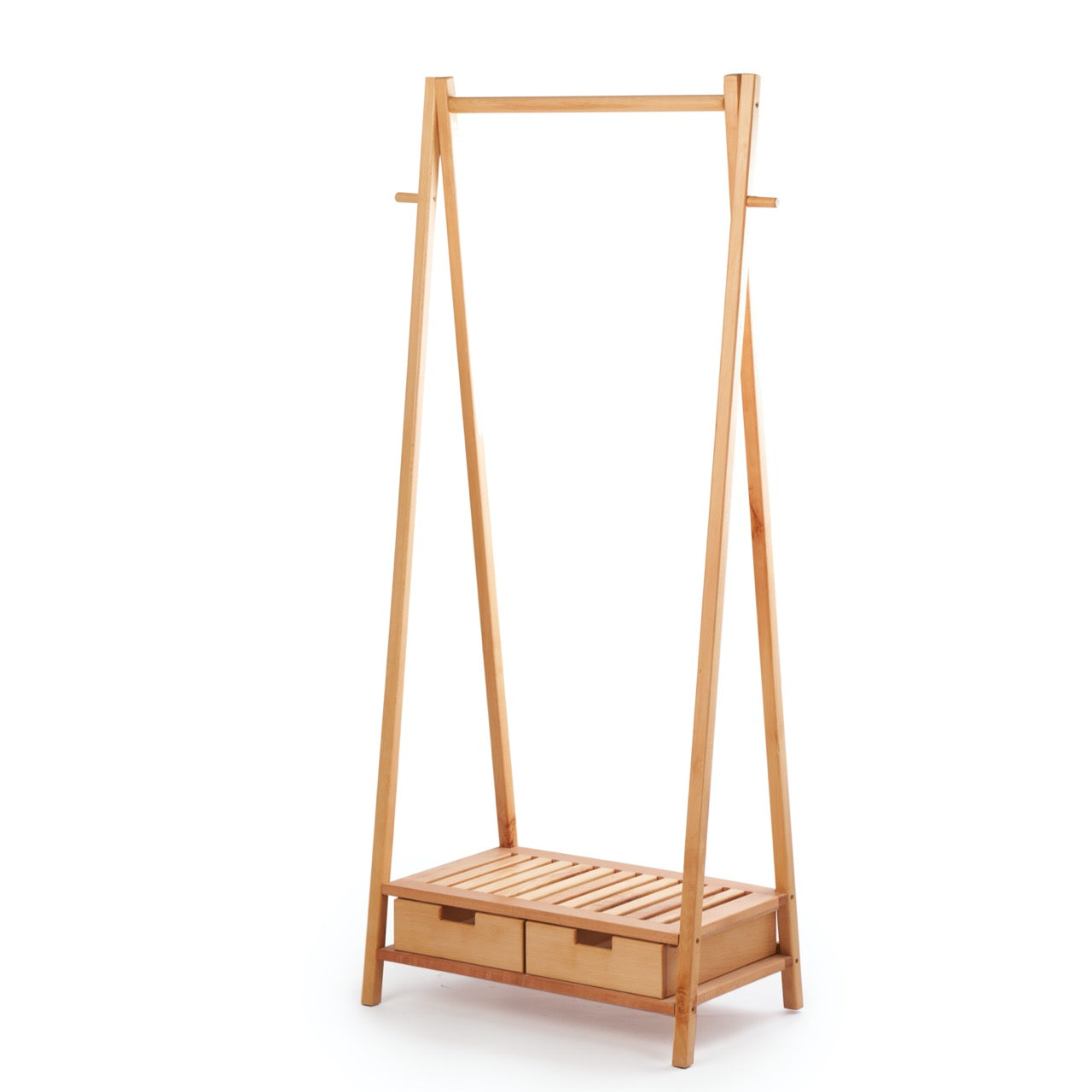 Renleek- Wooden Hanger Rack