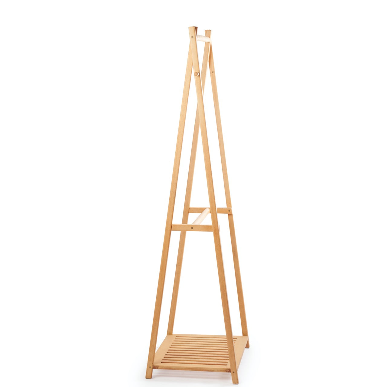 Ronlook- Wooden Hanger Rack