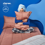 Rakanda- Printed Fitted Cotton Sheet Set (Linen & 2 Pillow cases)