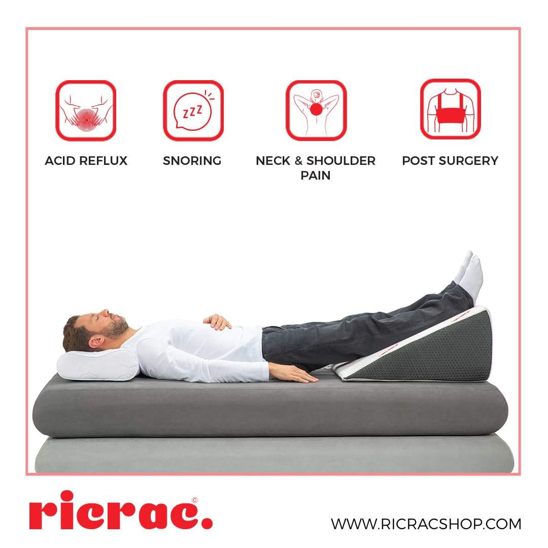 Orthopedic Wedge Pillow for Comfort & Support - Ricrac Shop