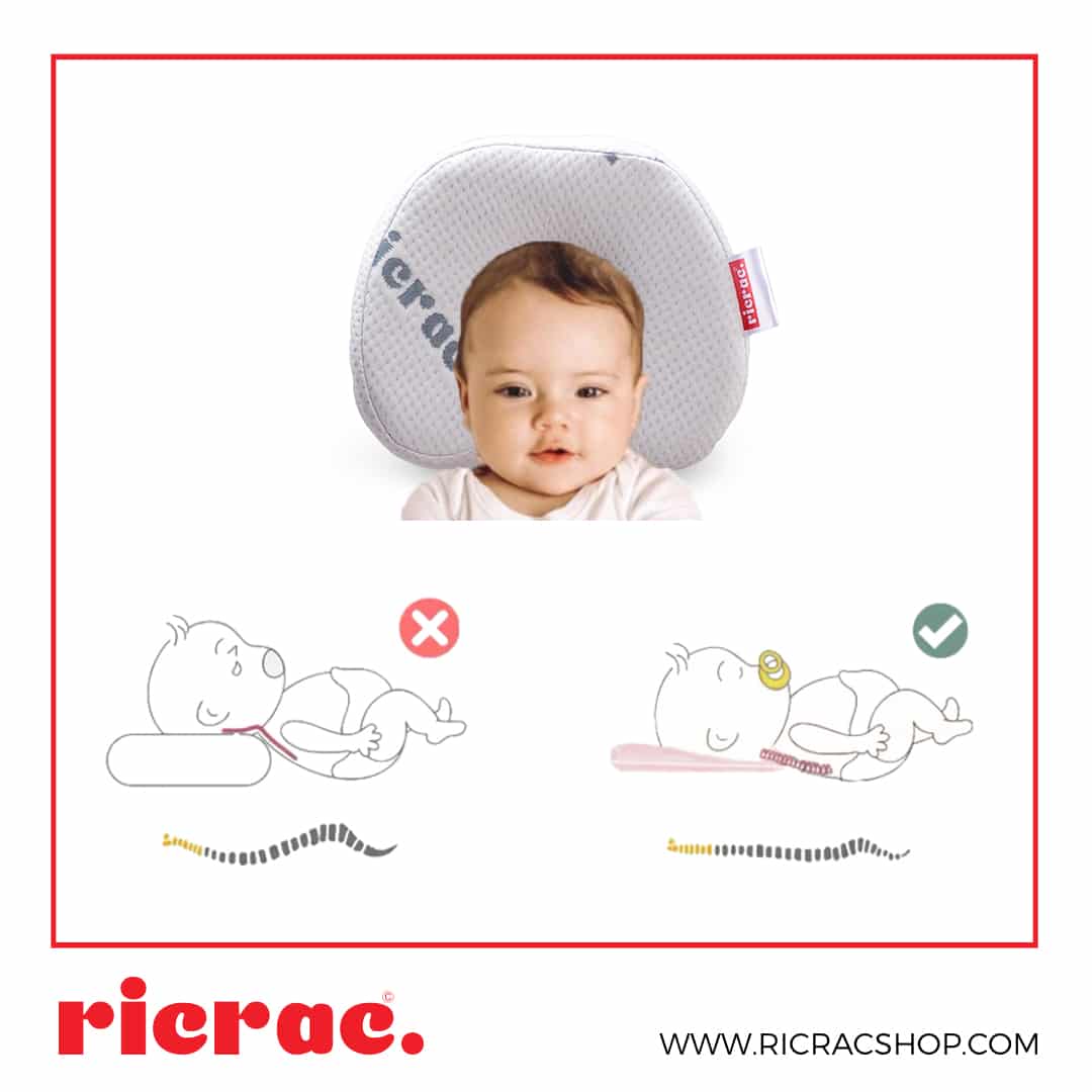 Memory Foam Baby Head Pillow - Rede